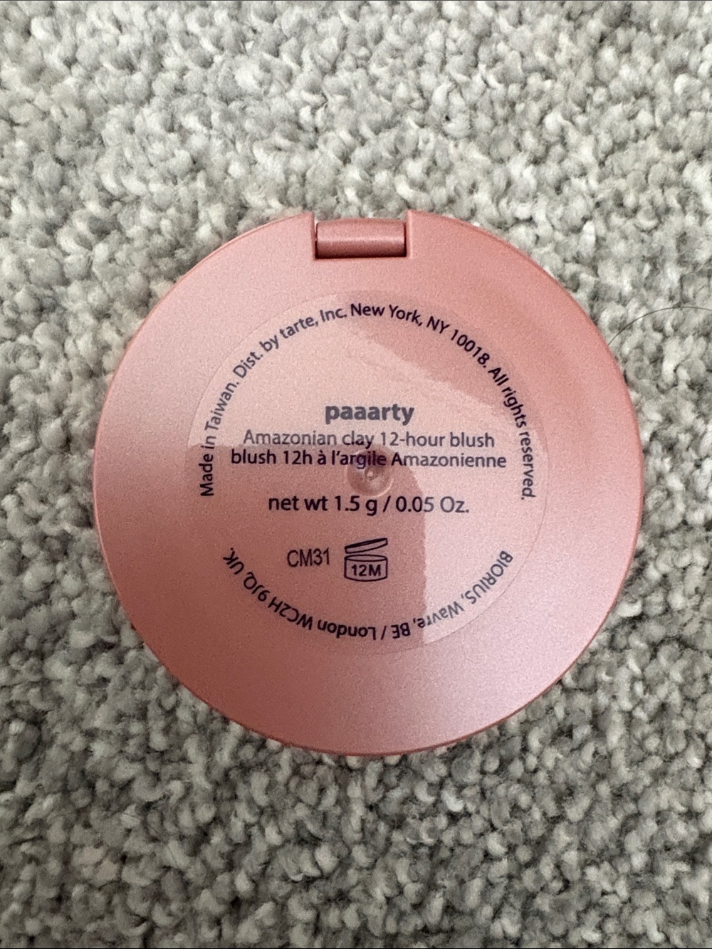 tarte Amazonian Clay Blush — Peachy Coral - Picture 2 of 3